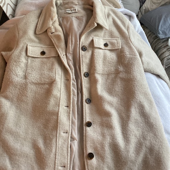 Button down pea coat - Picture 3 of 6